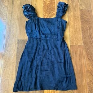 Blue silky dress NWT